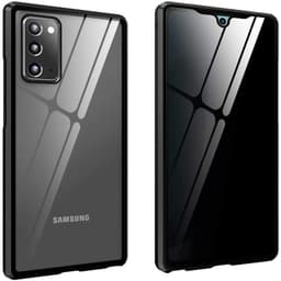 Mobildeksel Samsung Galaxy Note 20 Ultra herdet glass / magnetisk svart