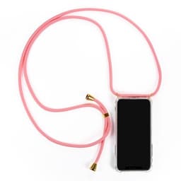 iPhone 11 etui med halskæde Pink