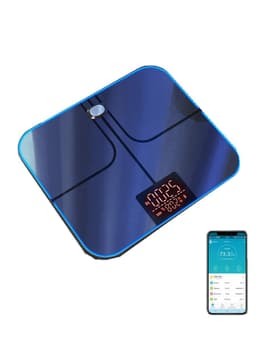 Præcis personlig skala med Bluetooth og LED - sort