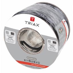 TRIAX Nätverkskabel CAT6 UTP PE 100m Svart