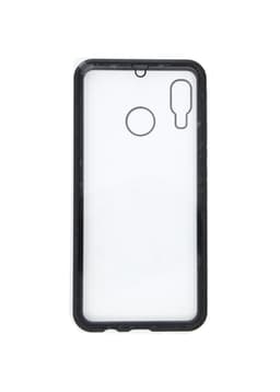 Mobiilikotelo Samsung Galaxy A30S / A50 / A50S kaksipuolinen karkaistu lasi Musta