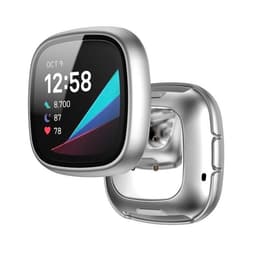 Fitbit Versa skærmbeskytter / cover 3 sølv