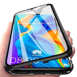 Huawei P30 Lite skal med skærmbeskytter Sort