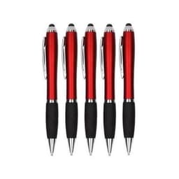 2-i-1 Touch screen penna & Bläckpenna 5-pack Svart