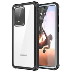 Iskunkestävä suojakotelo Samsung Galaxy S20 Ultra -puhelimelle - musta ja harmaa