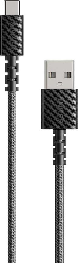 Anker PowerLine Select Plus USB-A til USB-C kabel 0,9 m (sort)