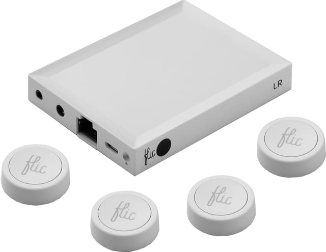 Flic 2 Starter Kit hub + 4 stk. knapper (hvit)