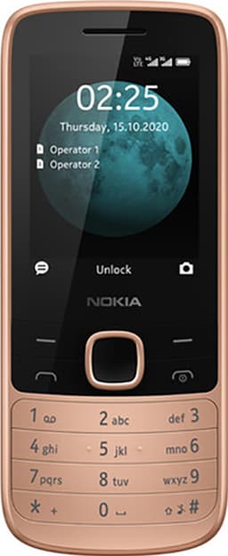 Nokia 225 4G mobiltelefon (sand)