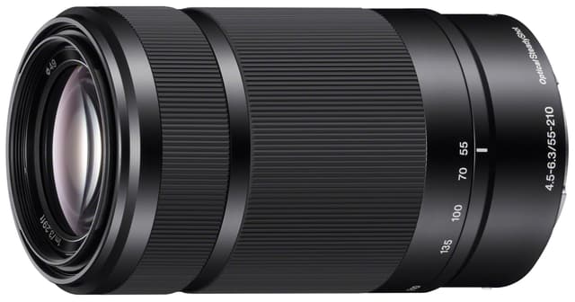 Sony SEL55210 55-210 mm telezoomobjektiv (sort)
