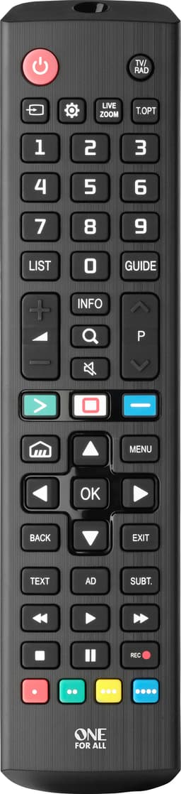 One For All URC 4911 LG TV fjernbetjening