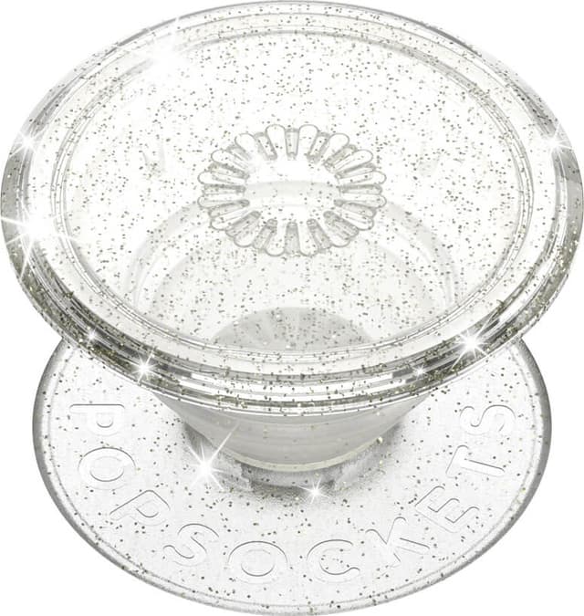 Popsockets mobilholder (clear glitter)