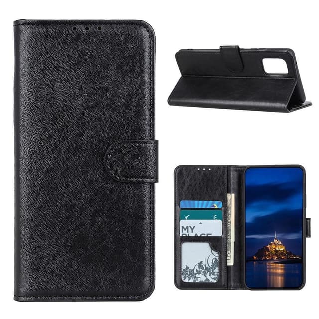 Samsung Galaxy A02s Plånboksfodral - Svart