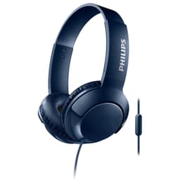 Philips Bass+ on-ear hörlurar SHL3075 (blå)