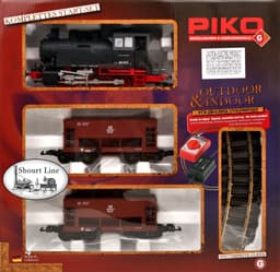 PIKO Tog G-startsett - BR80 m. godsvogner