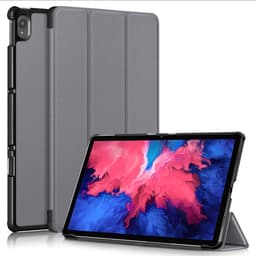 Trifoldet stativdæksel til Lenovo Tab P11/P11 Plus - Grå