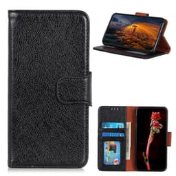 Kuvioitu jaettu nahkainen lompakkokotelo Samsung Galaxy A32 5G