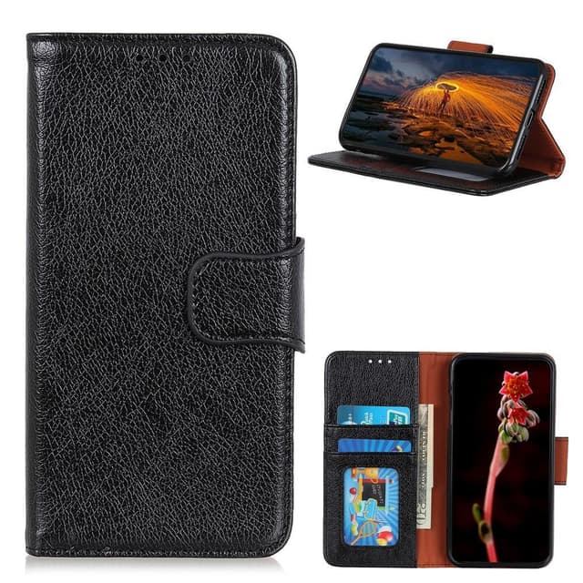 Kuvioitu jaettu nahkainen lompakkokotelo Samsung Galaxy A32 5G