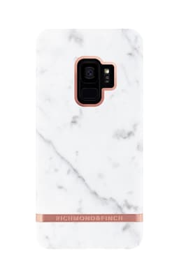 Richmond & Finch Deksel til Samsung Galaxy S9 - Hvit Marmor