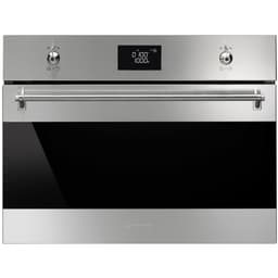 Smeg Serie Classic Inbyggnadsugn med mikro SF4390MCX (rostfri)