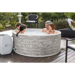 Lay-z-spa® 1.55m x 60cm vancouver airjet plus uppblåsbart spabad