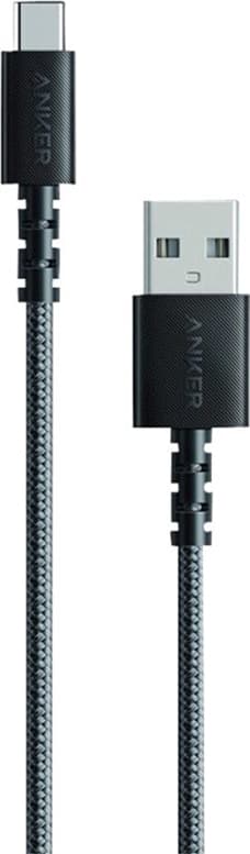 Anker PowerLine Select Plus USB-A - USB-C kaapeli 1,8m (musta)
