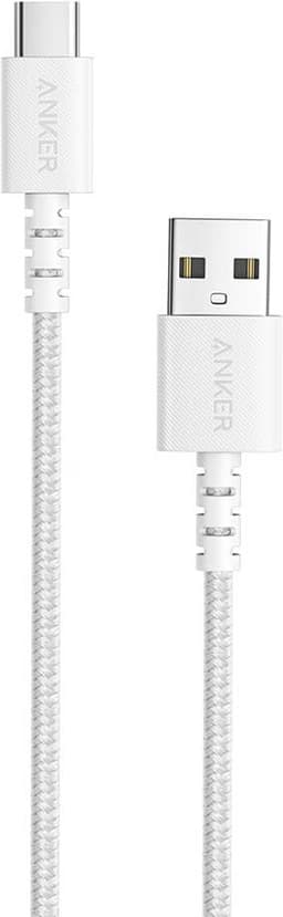Anker PowerLine Select Plus USB-A till USB-C-kabel 0.9m (vit)