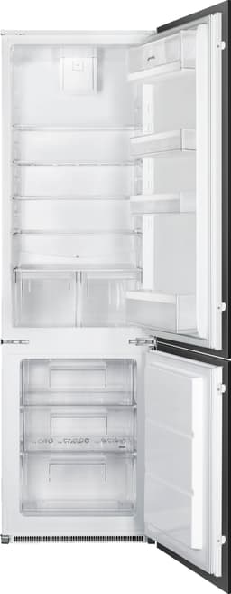 Smeg kylskåp/frys kombiskåp C41721F inbyggd