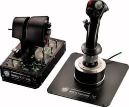 Thrustmaster Hotas Warthog PC gasreglage och joystick