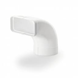 Silverline 90* bøying med rund/flat adapter