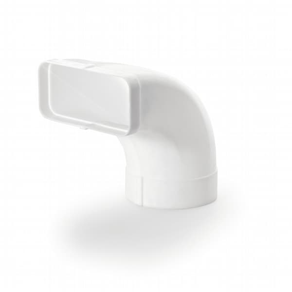 Silverline 90* bøying med rund/flat adapter