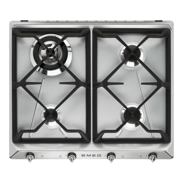 Smeg gaskogeplade SR964XGH (Stål) billede 1