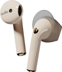 Sudio Nio helt trådløse in-ear hodetelefoner (sand)