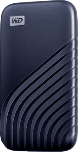 WD My Passport bærbar SSD-disk 2 TB (midnight blue)