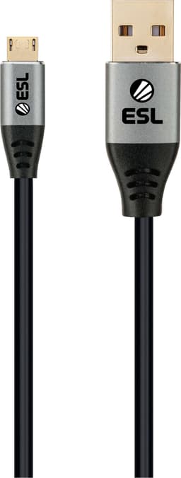 ESL USB-A till Micro-USB XB1 laddningskabel 4m