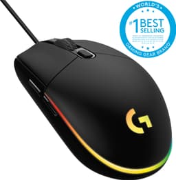 Logitech G203 Lightsync gamingmus (sort)