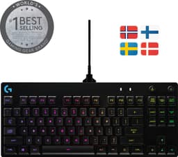 Logitech Pro pelinäppäimistö (GX Blue kytkimet)