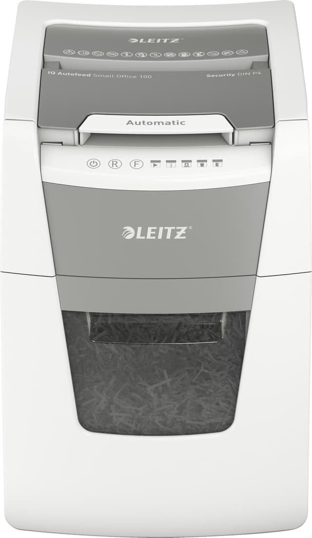 Leitz IQ AutoFeed Office 100 P4 dokumentförstörare