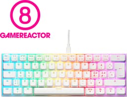 NOS C-450 Mini PRO RGB pelinäppäimistö (valkoinen)