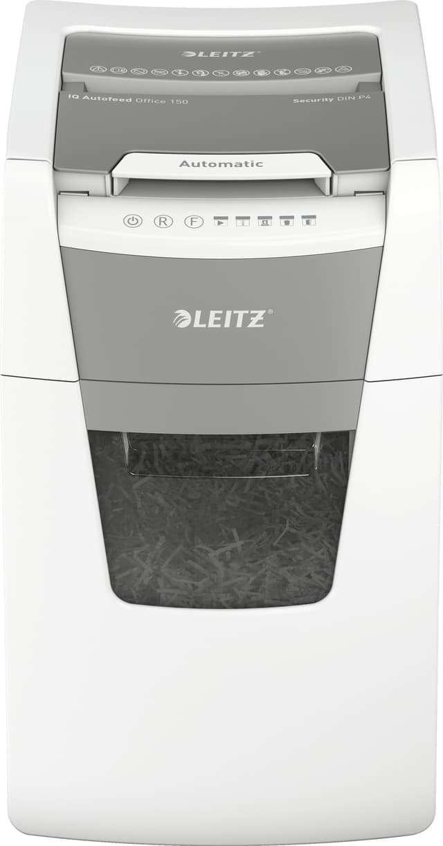 Leitz IQ AutoFeed Office 150 P4 tværskåret makulator