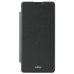 Puro Sony Xperia XA EcoLeather suoja (musta)