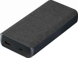 Sandstrøm 20,000mAh powerbank med strömförsörjning och QC (svart)