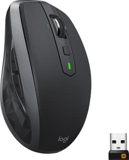 Logitech MX Anywhere 2S trådløs Bluetooth mus (grafitt)