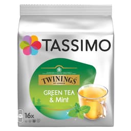 Tassimo kapsler - Grønn te og mint