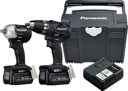Panasonic EYC232LJ2G 18V akkuporakone + mutterinväännin