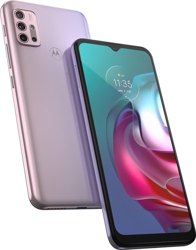 Motorola Moto G30 smartphone 4/128GB (pastel sky) | Elgiganten Motorola Moto G30 smartphone 4/128GB (pastel sky) | Elgiganten