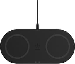 Belkin Boost Charge Qi dobbelt trådløs oplader 10W (sort)