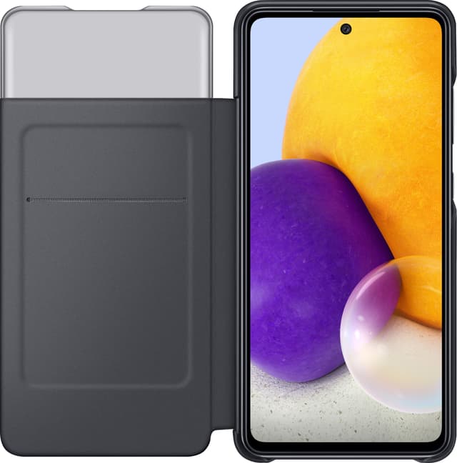 Samsung S View lommebokdeksel til Galaxy A72 (sort)