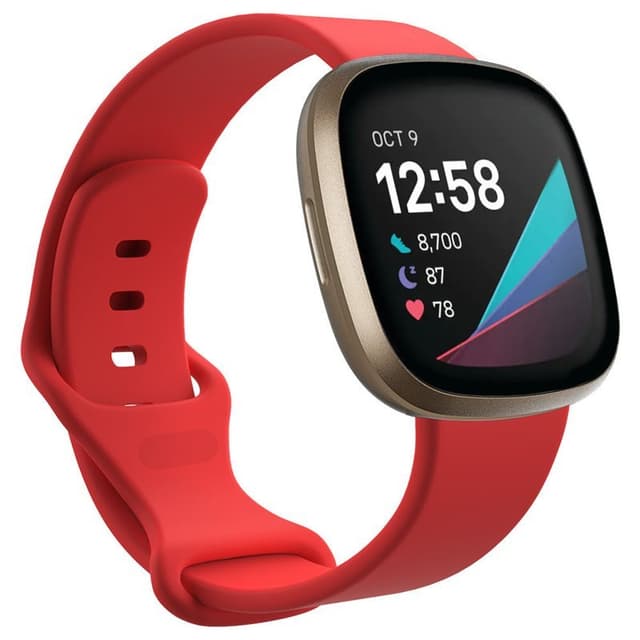 Sport armbånd till Fitbit Sense - Rød