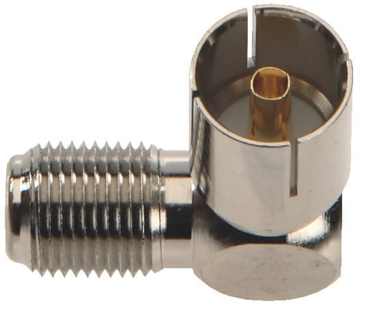 Triax antenneadapter F-han til IEC-hun (2 pk)
