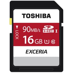 Toshiba Exceria N302 SDHC muistikortti 16 GB